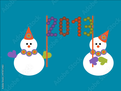 Vector: Happy New Year Happy New Year