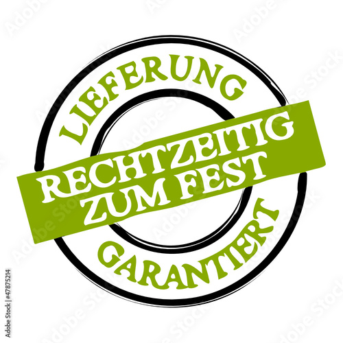 Vector: stempel rechtzeitig zum fest I stempel rechtzeitig zum fest I