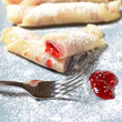 Crepes mit Marmeladenfüllung