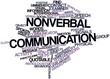 Word cloud for Nonverbal communication