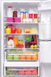 Fridge full of healthy products