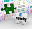 Marketing Wall Puzzle Piece Market Plan Strategy