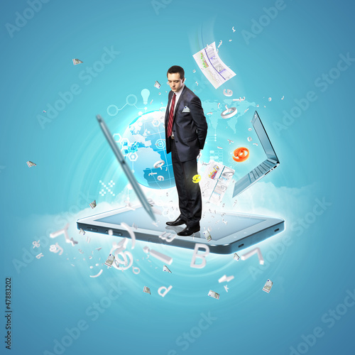 Photo: Modern technology illustration Modern technology illustration
