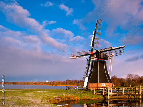 Photo: Wind Mill Netherlands Wind Mill Netherlands