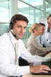 telesales worker