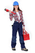 Female plumber