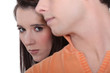 A shy young woman
