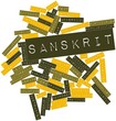 Word cloud for Sanskrit