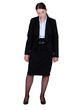 A gloomy businesswoman
