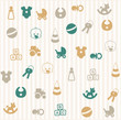 Baby seamless pattern