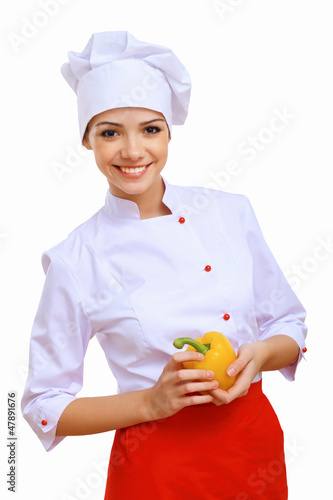 Photo: Young cook preparing food Young cook preparing food
