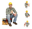 smiling handyman
