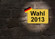 Deutscher Bundestag Wahl 2013