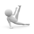 3d human - break dance