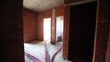 In under construction house of room and pipe with cold and hot