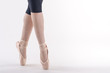 Ballerina in punta di piedi