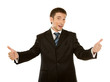 Happy businessman