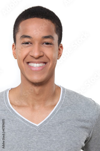 Photo: A portrait of an African American man. A portrait of an African American man.