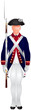 Soldier in US Army Old Guard uniform