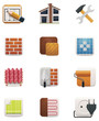 House renovation icon set. Part 1