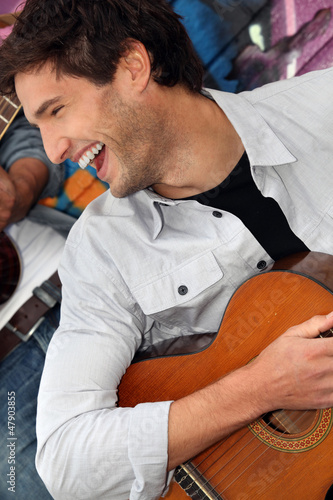 Photo: Two musicians Two musicians