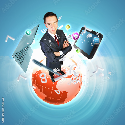 Photo: Modern technology illustration Modern technology illustration