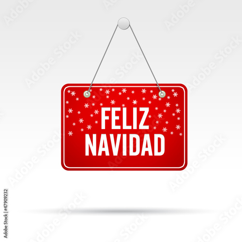 Illustration: Merry Christmas Store Sign Merry Christmas Store Sign