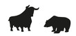 Bulle und Bär, Börse
