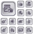 Kitchen and cooking button set