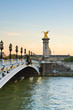 Bridge of Alexandre III in  Paris, France