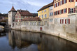 Schwäbisch Hall - Sulfersteg und Sulferturm