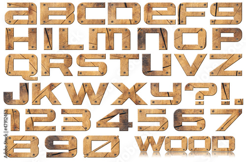 Illustration: Grunge Metal Letters and Numbers Grunge Metal Letters and Numbers