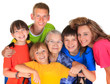 Grandmother and  grandchildren