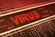 computer virus detection. Spyware concept