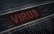 computer virus detection. Spyware concept