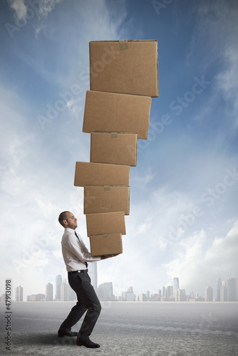 Photo: Hard career in the business Hard career in the business