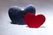 coeur amoureux dans le sable zen