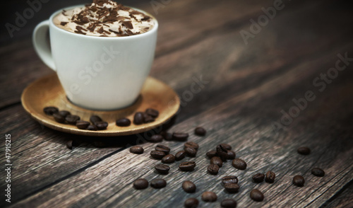 Photo: Short break in coffee shop Short break in coffee shop