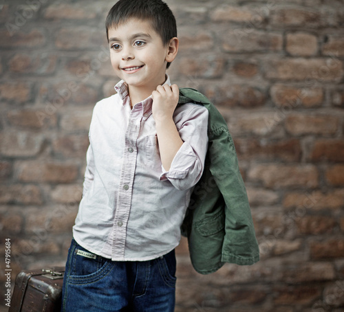 Photo: Fine picture of businessman child Fine picture of businessman child