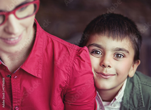 Photo: Cute boy with big brown eyes Cute boy with big brown eyes