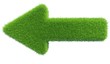 green grass arrow