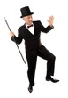 Photo: Happy rich man is dancing Happy rich man is dancing