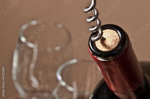 Photo: Opening a Bottle of Wine Opening a Bottle of Wine