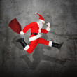 Santa springt hoch