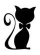 Vector illustration of male cat