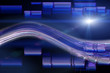 futuristic wave background design with lights