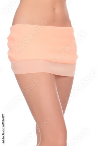 Photo: Female shapes on white background. Female shapes on white background.