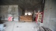 Driving downwards and upwards on stairs of house to building