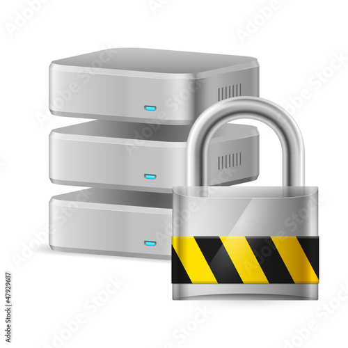 Vector: Database icon off Database icon off