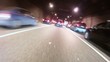 Video: Cars enter into tunnel then leave on high-speed road Cars enter into tunnel then leave on high-speed road